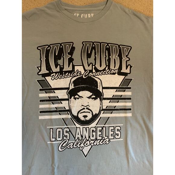 NWT Fashion Nova Ice Cube Los Angeles Grey Tee - Picture 2 of 4
